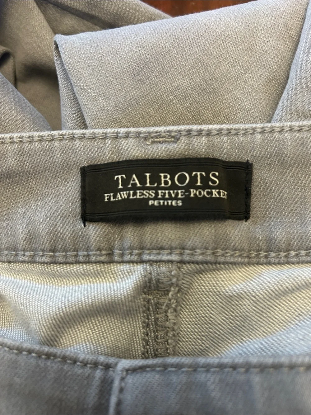 Talbots gray Boyfriend jeans Size 2P EUC